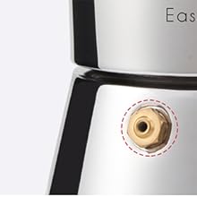 Stovetop Stainless Steel Italian Espresso Maker & an Induction Coffee Machine
