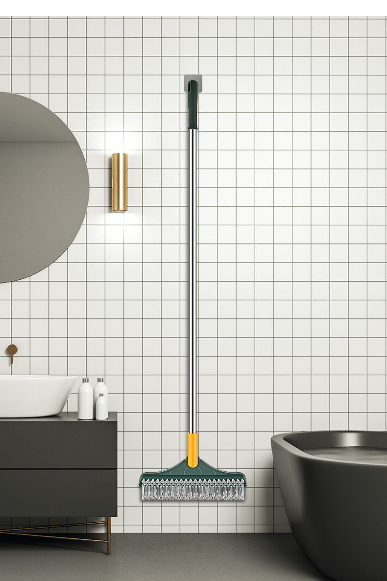 3 In 1 Cleaning Rotating Brush For Multi-Room With Long Handle and Crevice Brush