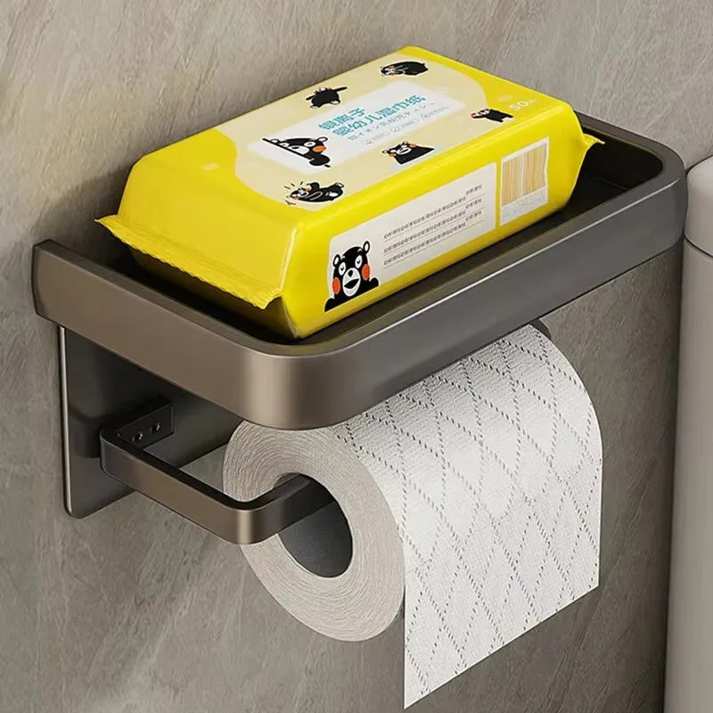 Shelf Accessories Wall Mount & Toilet Paper Holder