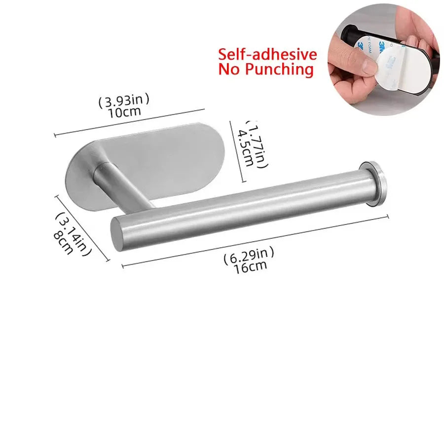 Shelf Accessories Wall Mount & Toilet Paper Holder