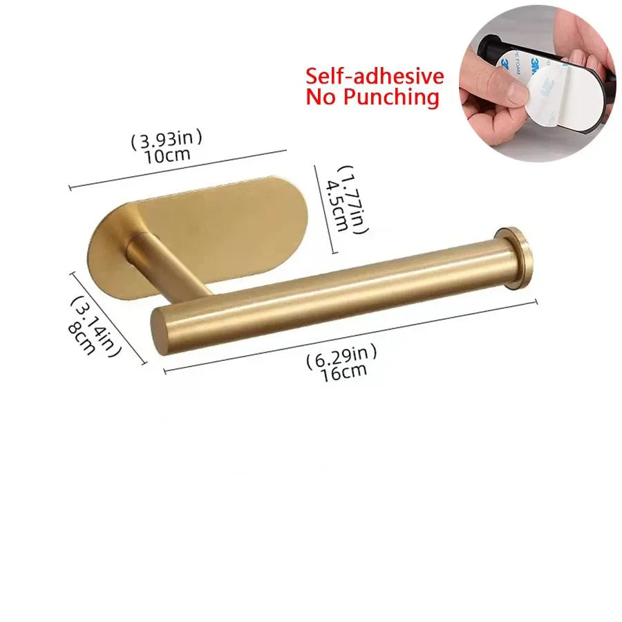 Shelf Accessories Wall Mount & Toilet Paper Holder