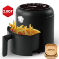 2.8QT Digital Air Fryer, Space-Saving Mini Personal Air Fryers, Nonstick Basket for Dishwasher-Safe, Fast Cooking