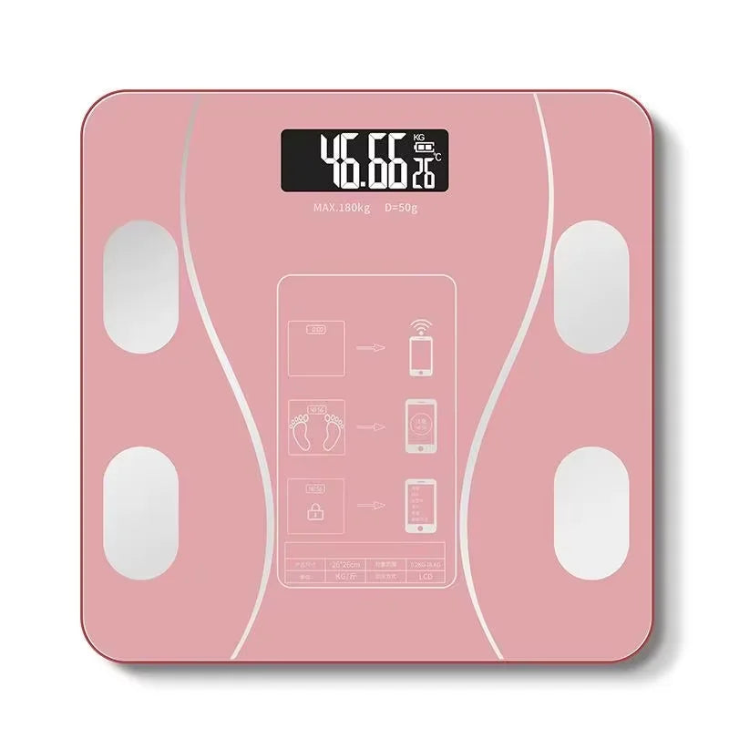 Intelligent Digital Body Scale With Backlit LED Screen Display Weighing Up To 400