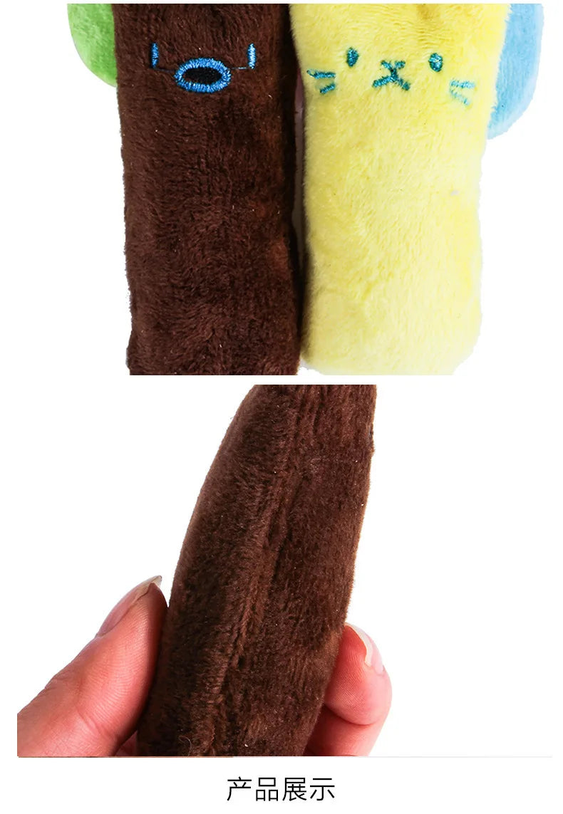 Plush Teeth Grinding Catnip Toy With Fun Interactive Chewing For Cats