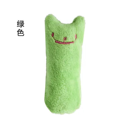 Plush Teeth Grinding Catnip Toy With Fun Interactive Chewing For Cats