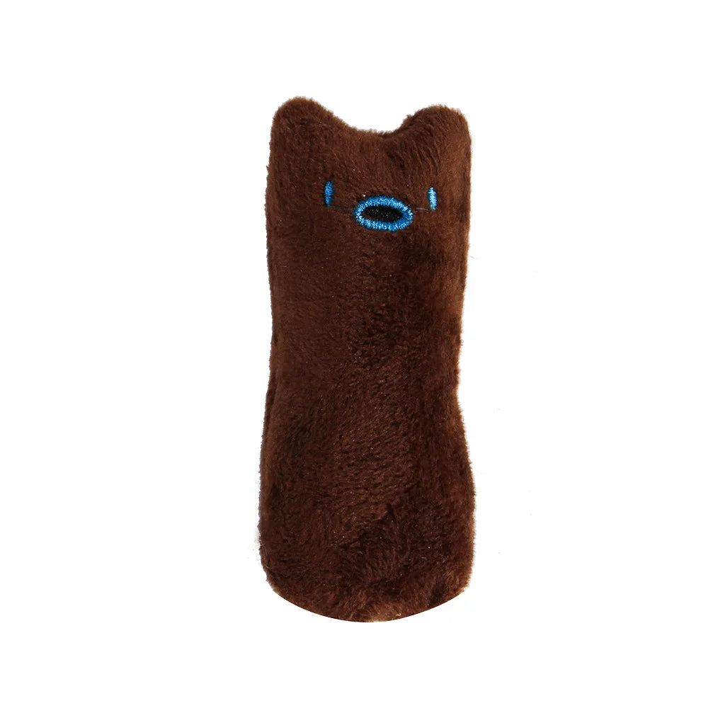 Plush Teeth Grinding Catnip Toy With Fun Interactive Chewing For Cats