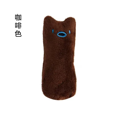 Plush Teeth Grinding Catnip Toy With Fun Interactive Chewing For Cats