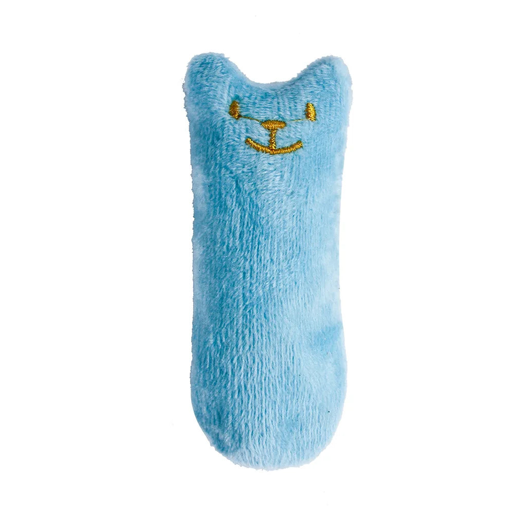 Plush Teeth Grinding Catnip Toy With Fun Interactive Chewing For Cats