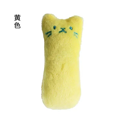 Plush Teeth Grinding Catnip Toy With Fun Interactive Chewing For Cats