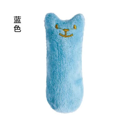 Plush Teeth Grinding Catnip Toy With Fun Interactive Chewing For Cats