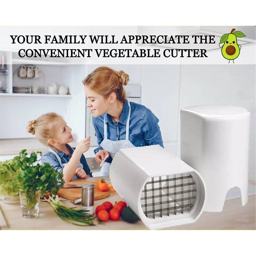 1PCS French Fry Cutter Natural Cut Rapid Multi-Vegetable Tool