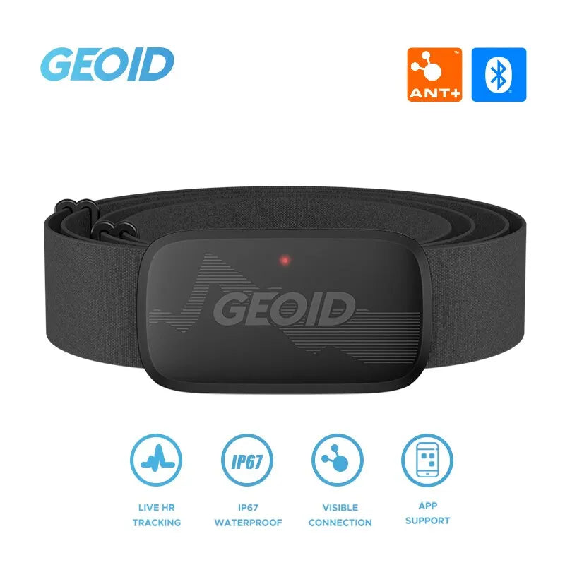 Heart Rate Monitor Fitness Equipment And Bluetooth Heart Rate Sensor with Chest Strap Tracking LED Light