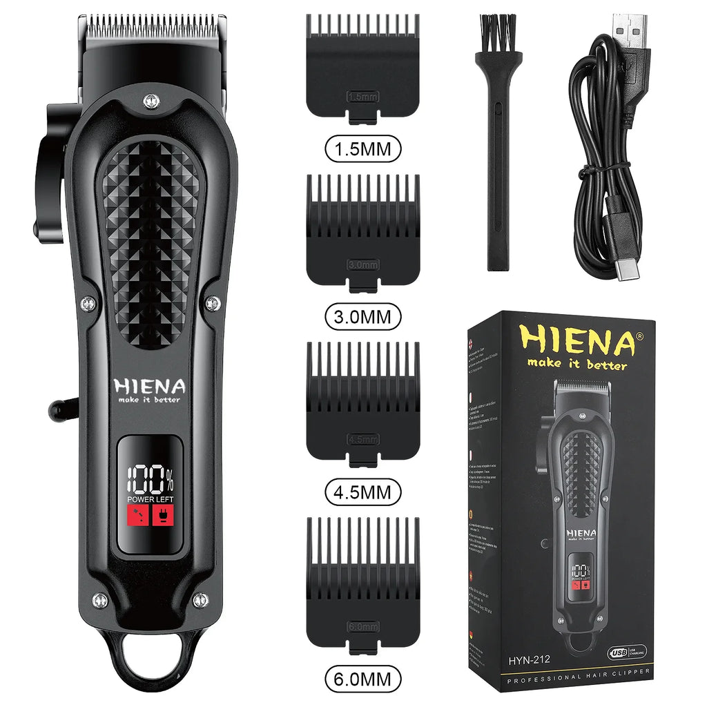 Electric Hair Clipper USB Rechargeable Cordless Beard Trimmer For Men With Electric Hair Clipper Trimming Tool