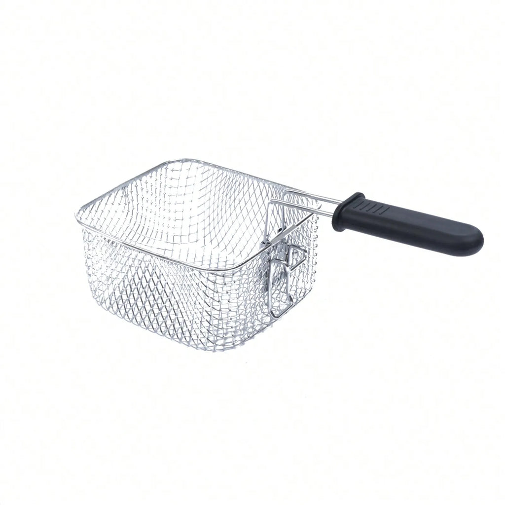 110V Electric Deep Fryer With Basket Small Fryer Stainless Steel Fryer 1KW 2.5L