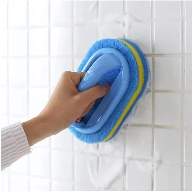 Sponge Multi-Cleaning Brush With Handle