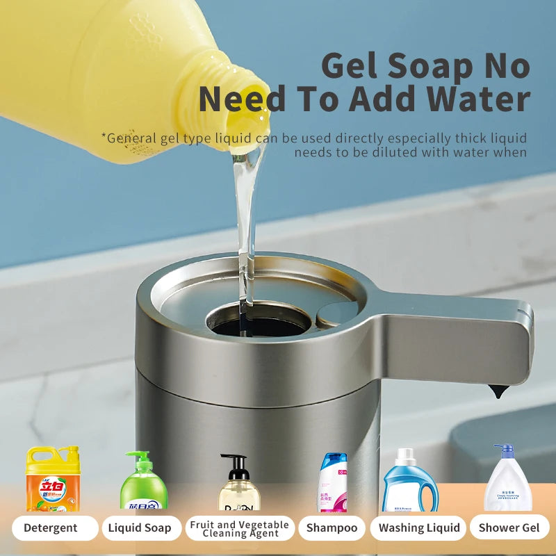 Kitchen Soap and/or Hand Sanitizer Automatic Sensor With Smart Electric Dispenser 304 Stainless Steel