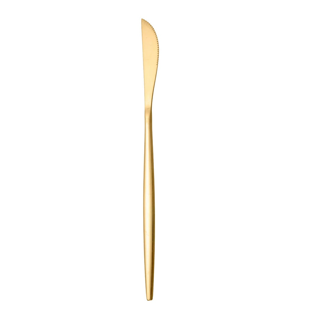 90Pcs Gold Stainless Steel Silverware Set - Heavy Duty Cutlery