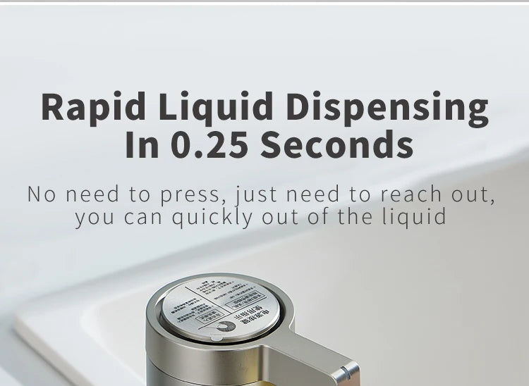 Kitchen Soap and/or Hand Sanitizer Automatic Sensor With Smart Electric Dispenser 304 Stainless Steel