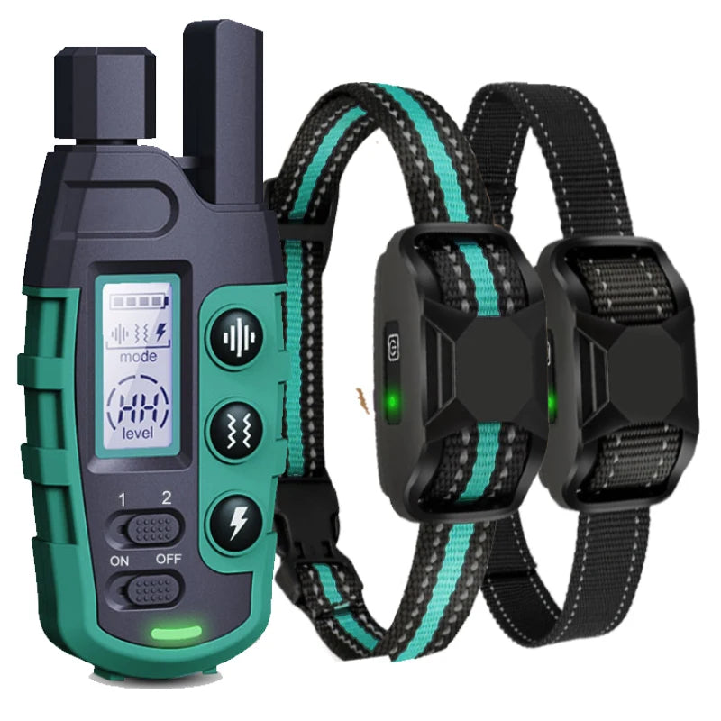 3300Ft Electric Remote Control Dog Training Collar Waterproof Pet Behavior For 5-120lbs Puppy With Shock Vibration