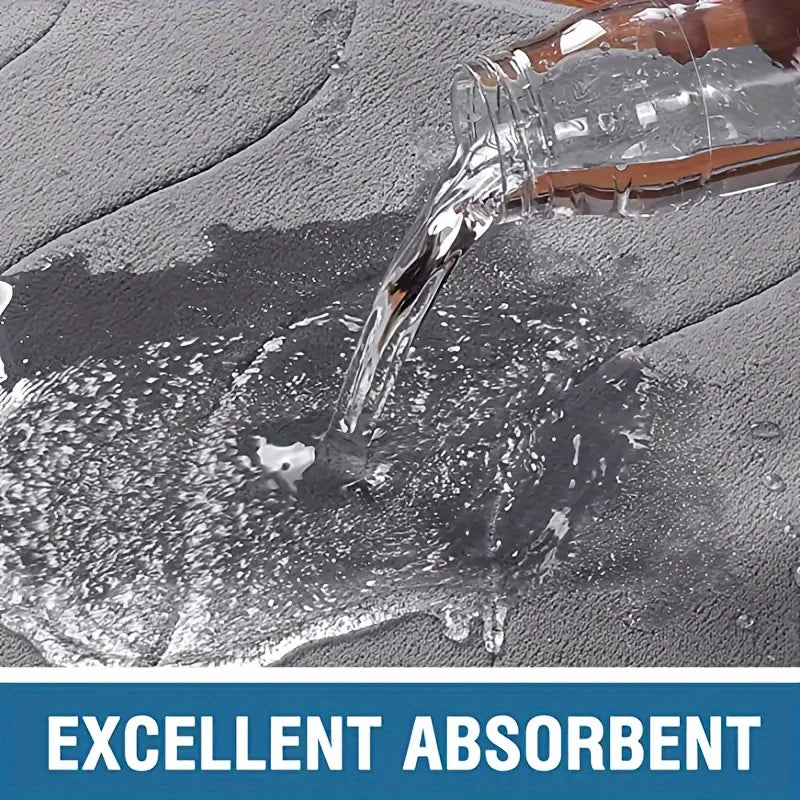 Thickened Bathroom Quick Absorbent Non-Slip And Dirt Resistant Mat