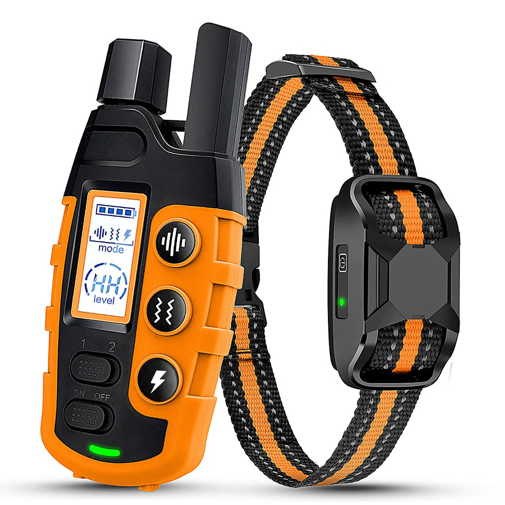 3300Ft Electric Remote Control Dog Training Collar Waterproof Pet Behavior For 5-120lbs Puppy With Shock Vibration