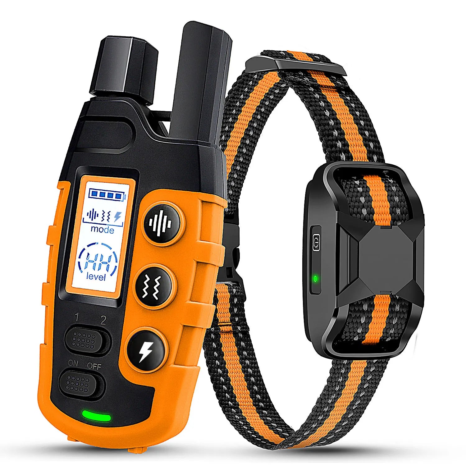 3300Ft Electric Remote Control Dog Training Collar Waterproof Pet Behavior For 5-120lbs Puppy With Shock Vibration