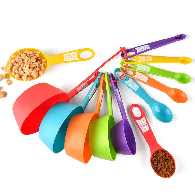12pcs Plastic Measuring Spoons & Cup Set