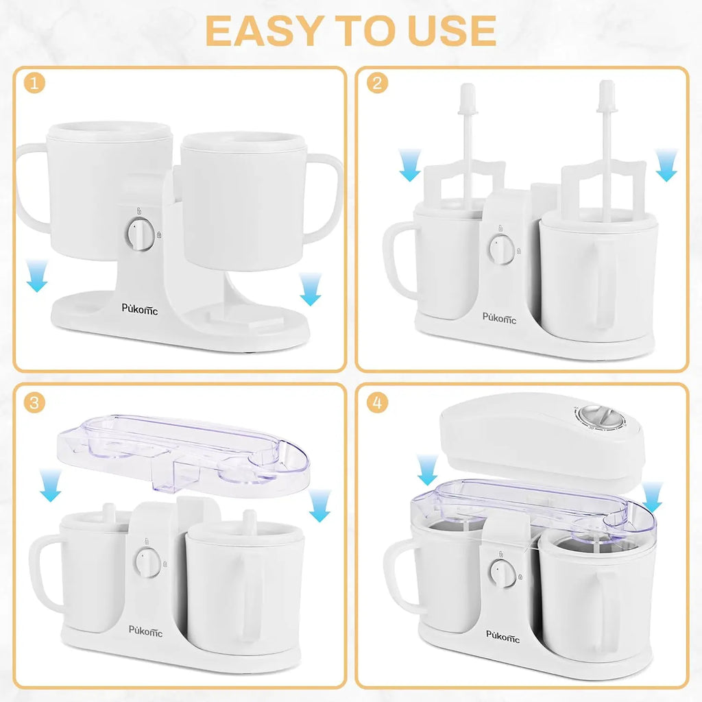 Two Bowl Home Ice Cream Maker
