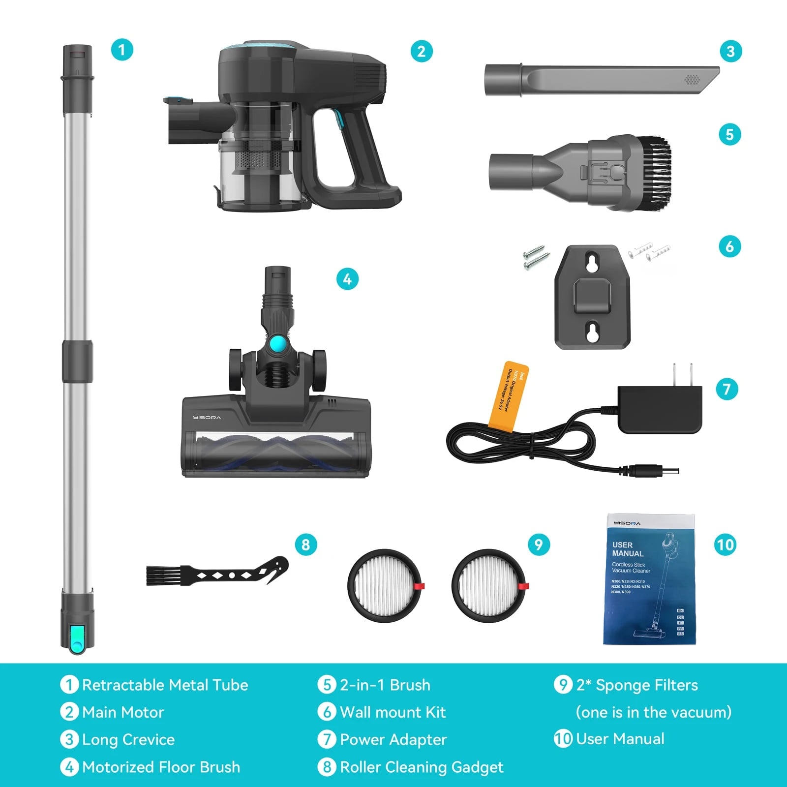 Cordless Upright Vacuum Cleaner, Ultra Lightweight Stick Vacuum for Carpet, Hard Floor, Car, Pet Hair