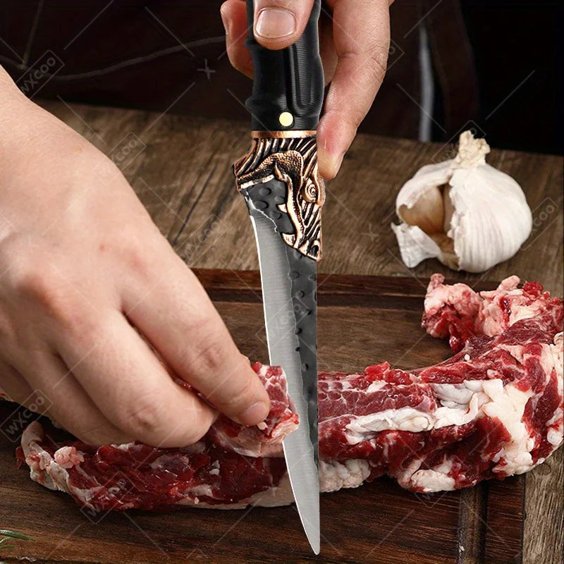 8PCS Stainless Steel Forged Professional Kitchen Chef Knife Set