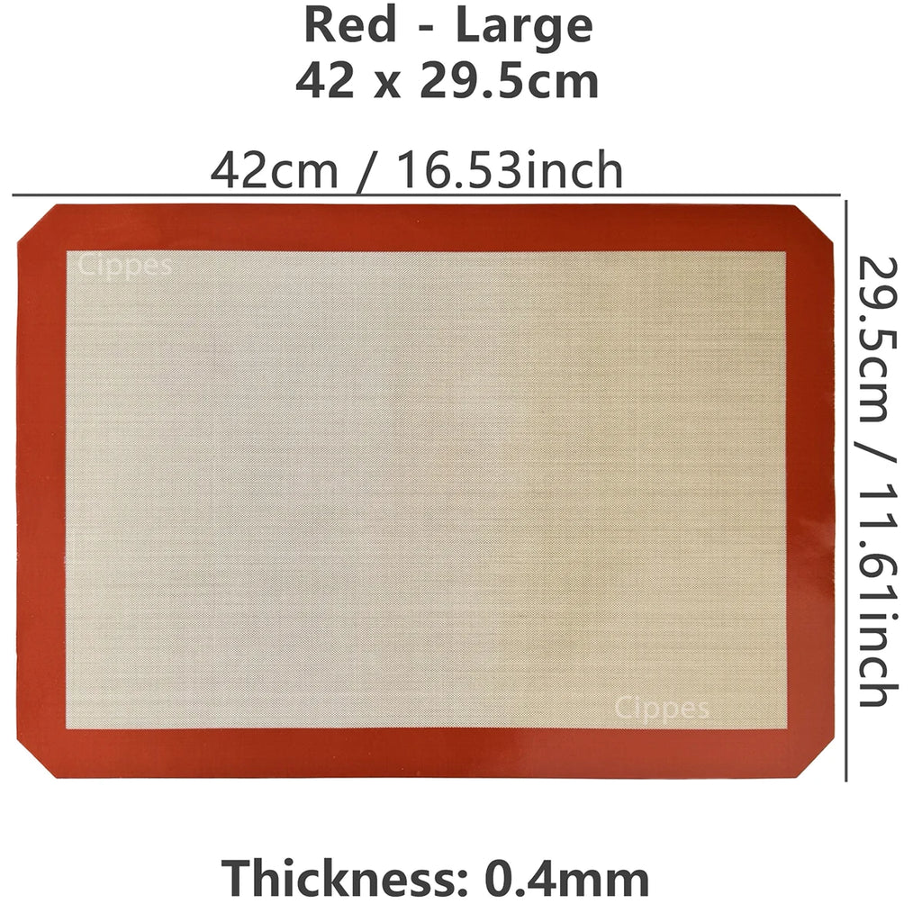 1PC Silicone Baking Mat for Oven, Reusable Non Stick Heat Resistant Bakeware Liner