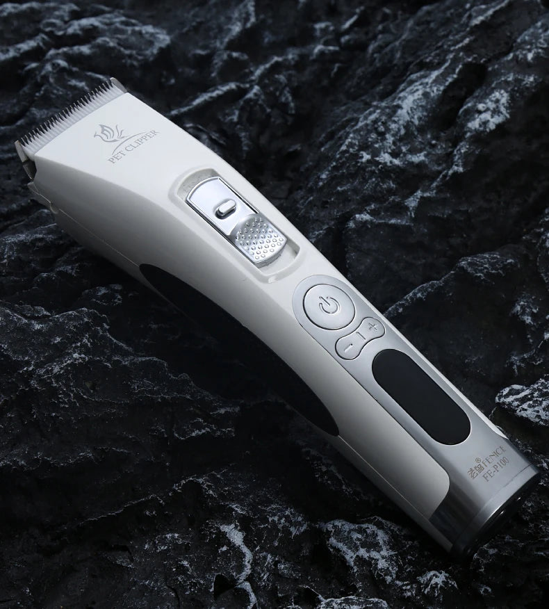 Professional LCD Screen Dog and Cat Electrical Grooming Clippers and Trimmers With Rechargeable Haircut Machine