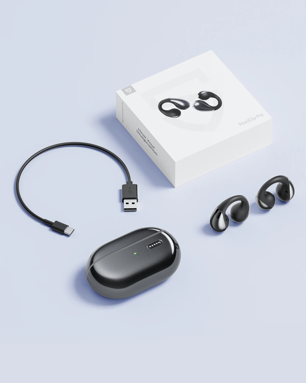 Wireless Earphones Bluetooth 5.4 Open-Ear Earbuds With AI ENC Clear Call, Multipoint Connection, IPX5