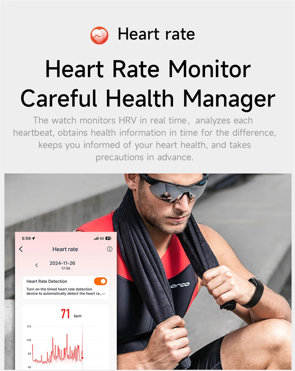 Sport Fitness Tracker Smart Bracelet Heart Rate Blood Pressure Monitor & Smartwatch Band