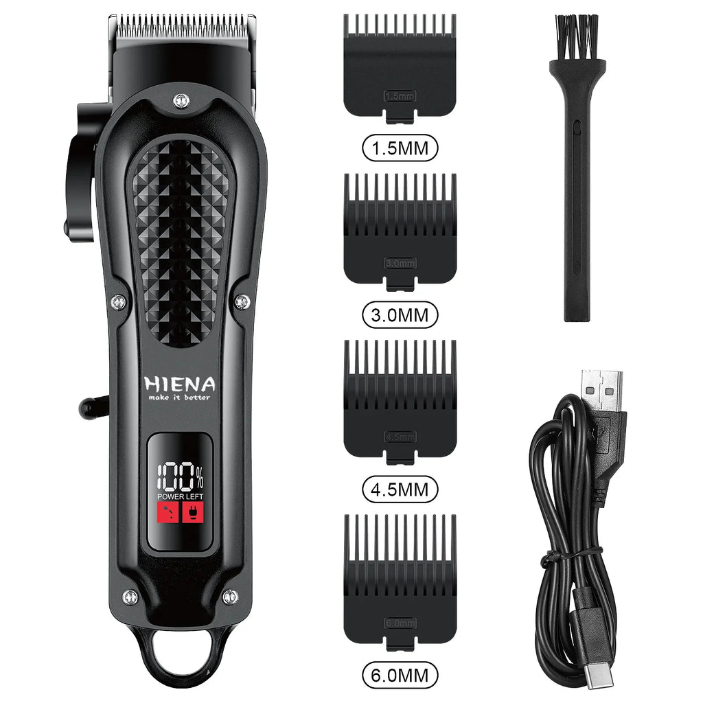 Electric Hair Clipper USB Rechargeable Cordless Beard Trimmer For Men With Electric Hair Clipper Trimming Tool