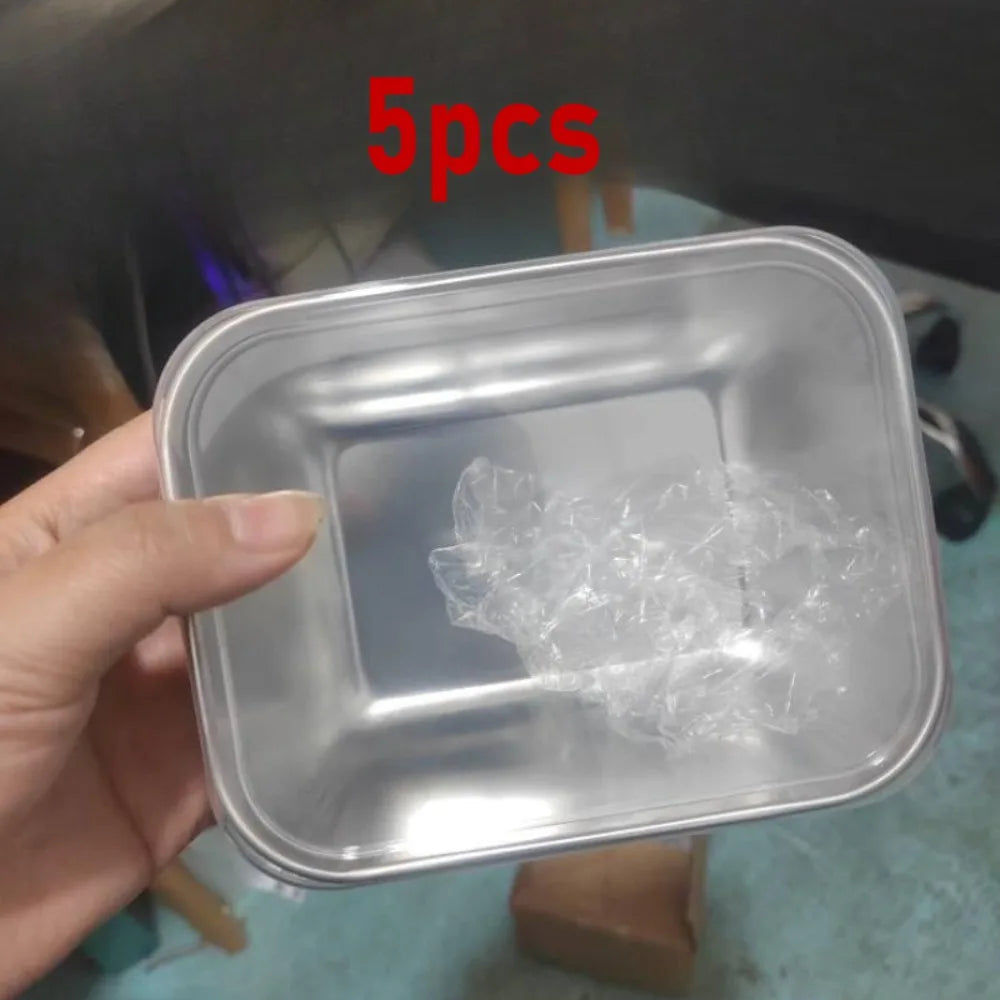 5pc Airtight Dishwasher Safe Stainless Steel Food Storage Containers Set