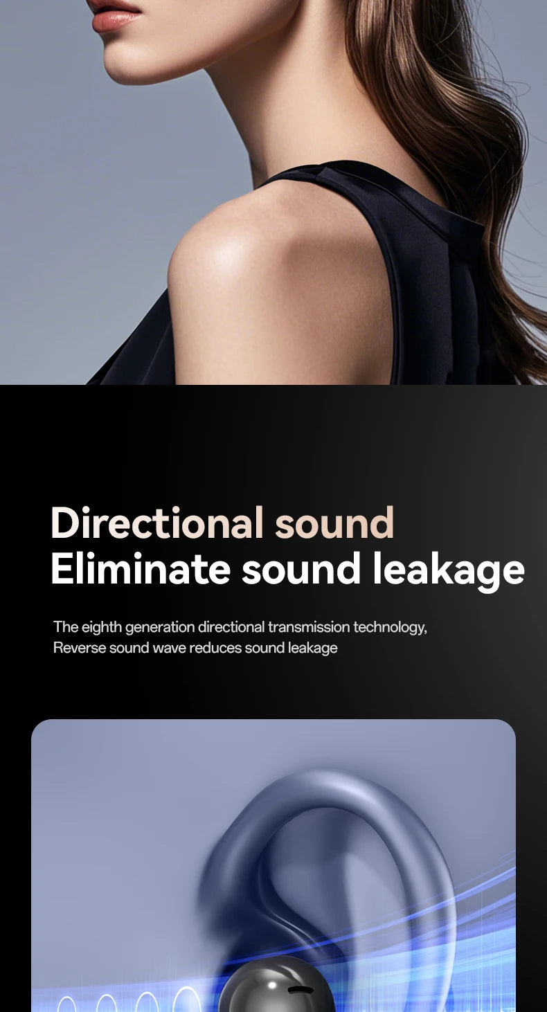 Touch Screen Wireless Bluetooth Earphone 144 Languages Real-Time Translation Headphones HiFi Audio Earbuds