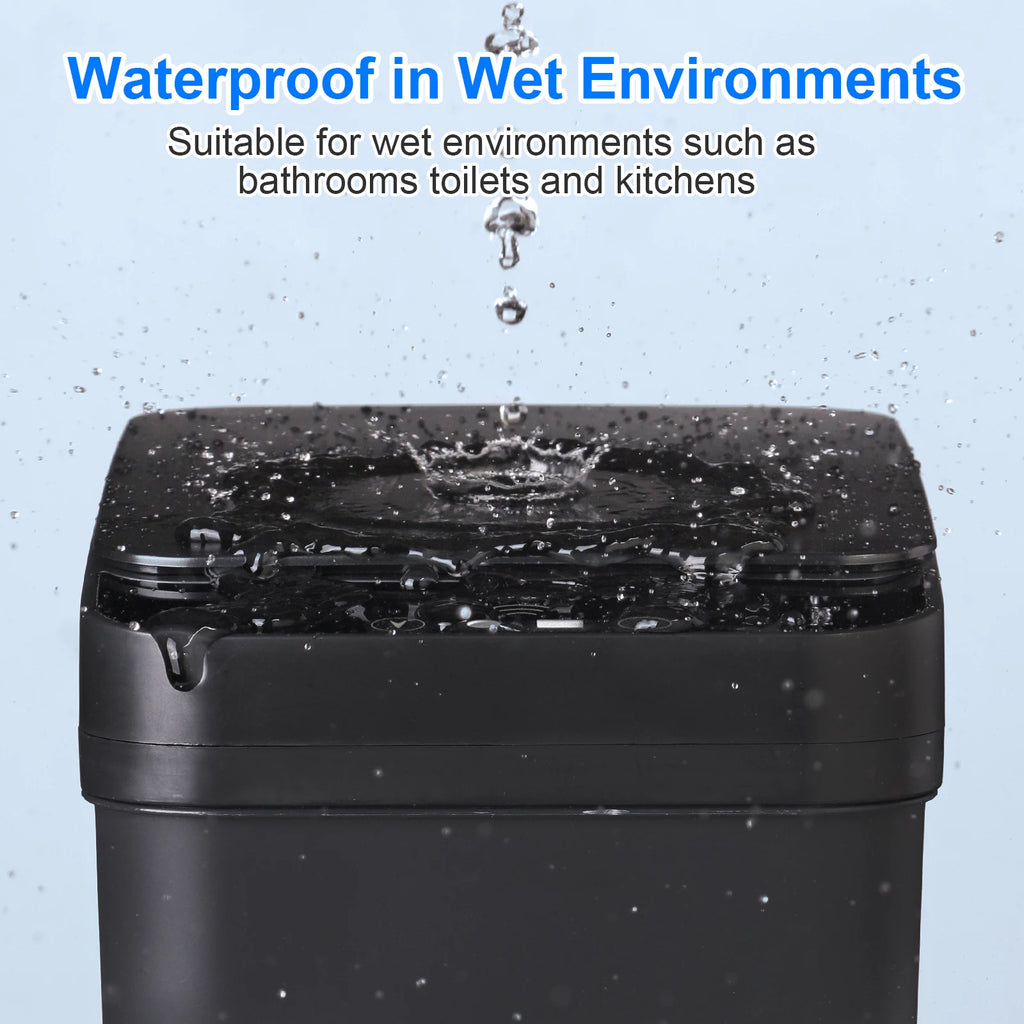 2 Pack 12L  Automatic Multi-Room Hand Sensor Trash Cans