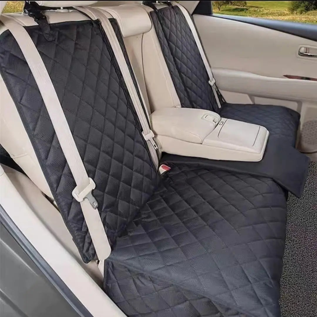 Dog Car Seat Cover Travel Carrier Mattress, Waterproof Dog Car Seat Protector With Middle Seat Armrest