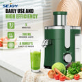 Compact Multi-Fruit Juicer, Juice Extractor Wide Mouth 3” Feed Chute With Centrifugal Extractor