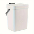 Space-Saving Quiet-Close Trash Can - 3/5L, Eco-Friendly Sealed Bin For Kitchen & Office - Lovies Kitchenwares