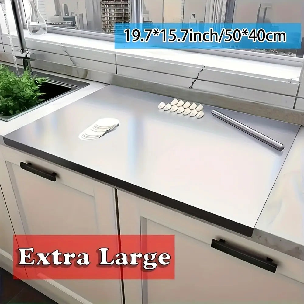 Stainless Steel Cutting Chopping and Pastry Kneading Board Suitable for Home Kitchen and restaurant