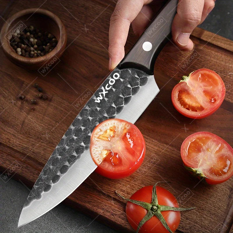 8PCS Stainless Steel Forged Professional Kitchen Chef Knife Set