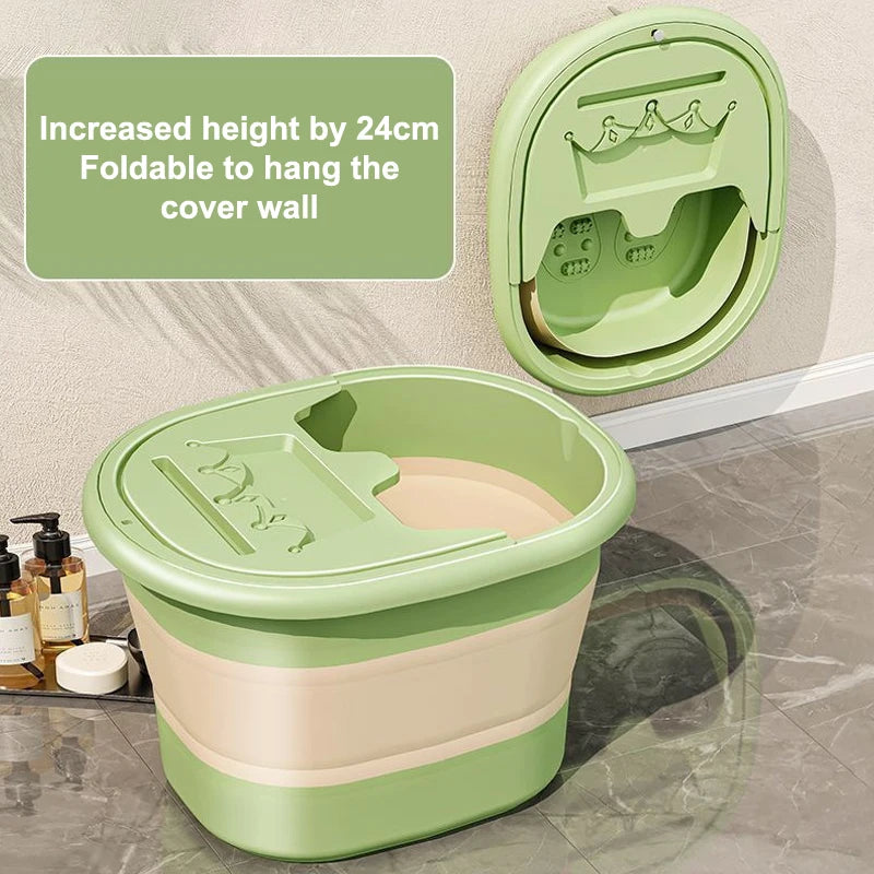 1Pcs Portable Foldable Home Foot Bath Bucket/Basin Massager & Soak Foot Tub