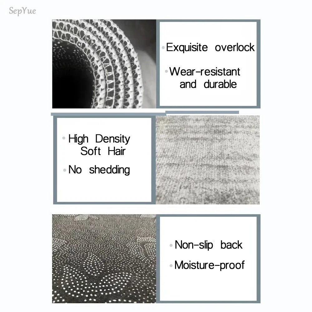 Kitchen Floor Mat Soft Washable Anti-Slip Carpet