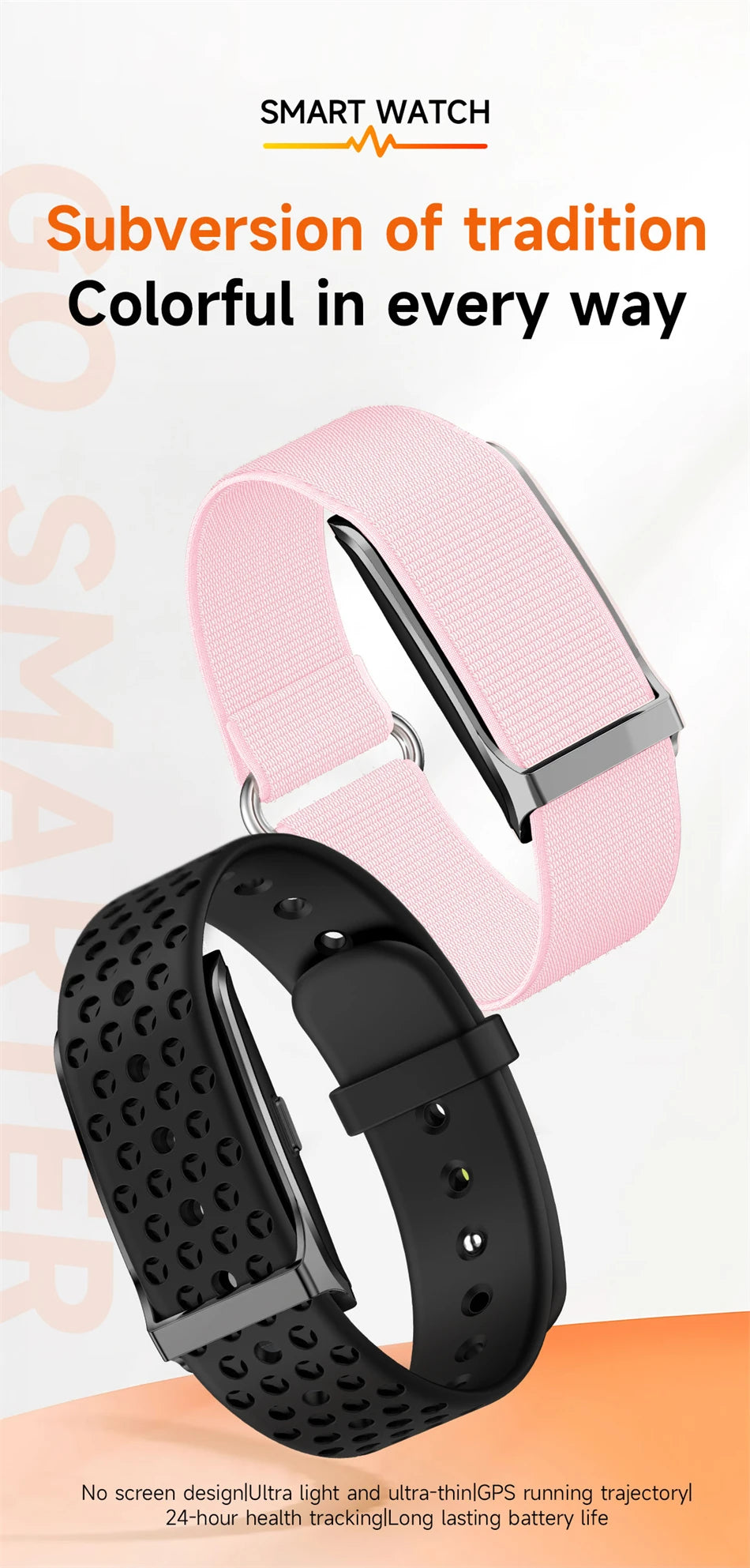 Sport Fitness Tracker Smart Bracelet Heart Rate Blood Pressure Monitor & Smartwatch Band