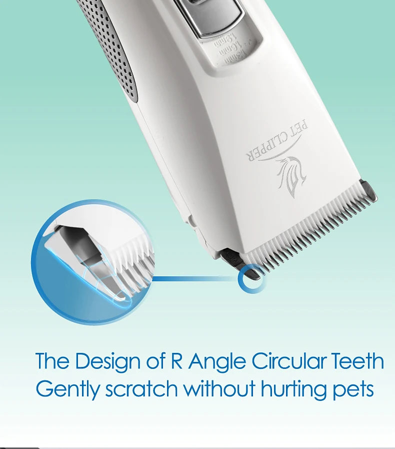 Professional LCD Screen Dog and Cat Electrical Grooming Clippers and Trimmers With Rechargeable Haircut Machine