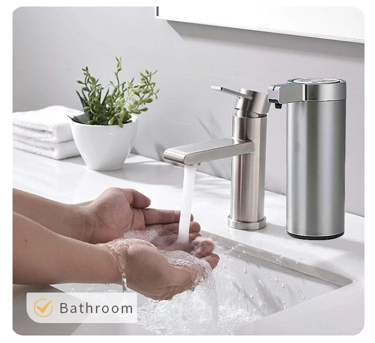 Kitchen Soap and/or Hand Sanitizer Automatic Sensor With Smart Electric Dispenser 304 Stainless Steel
