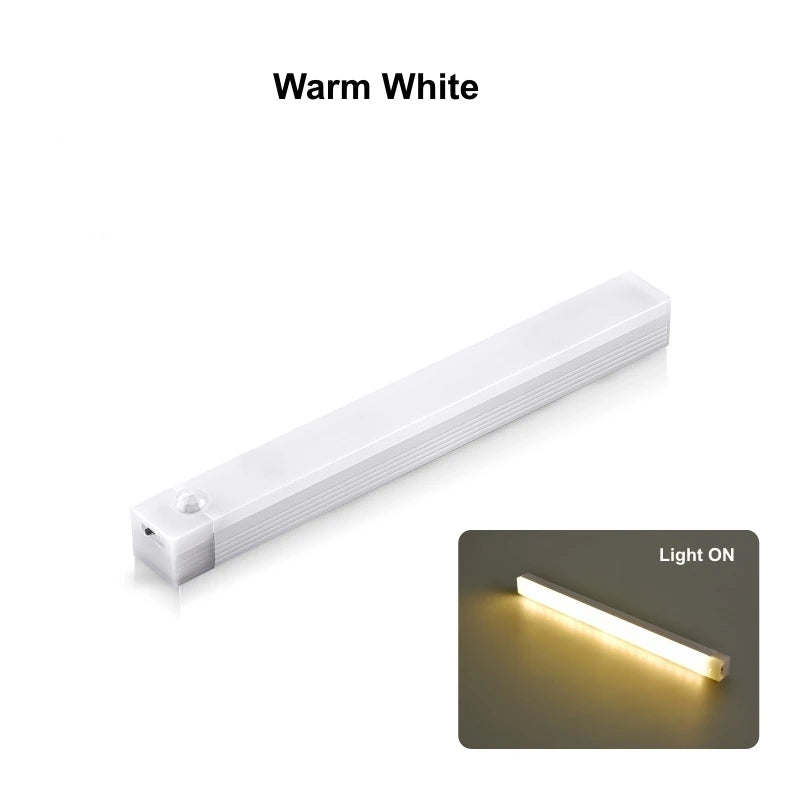 Rechargeable Magnetic Motion Sensor LED Bar Light Induction Portable Cordless Night Light