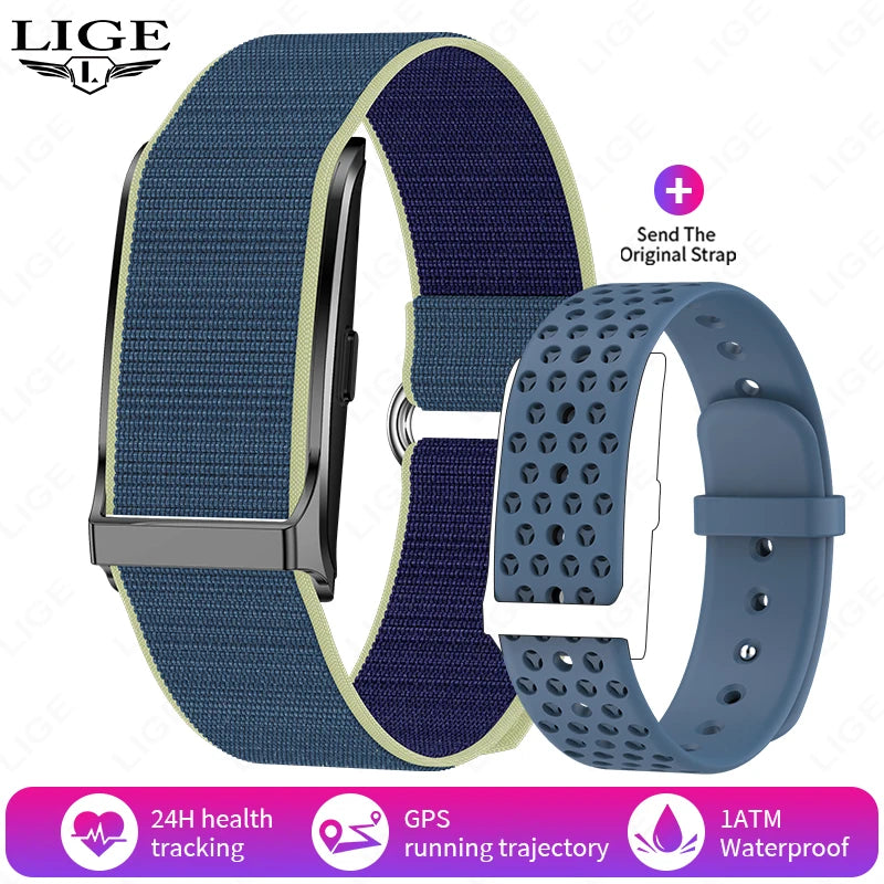 Sport Fitness Tracker Smart Bracelet Heart Rate Blood Pressure Monitor & Smartwatch Band